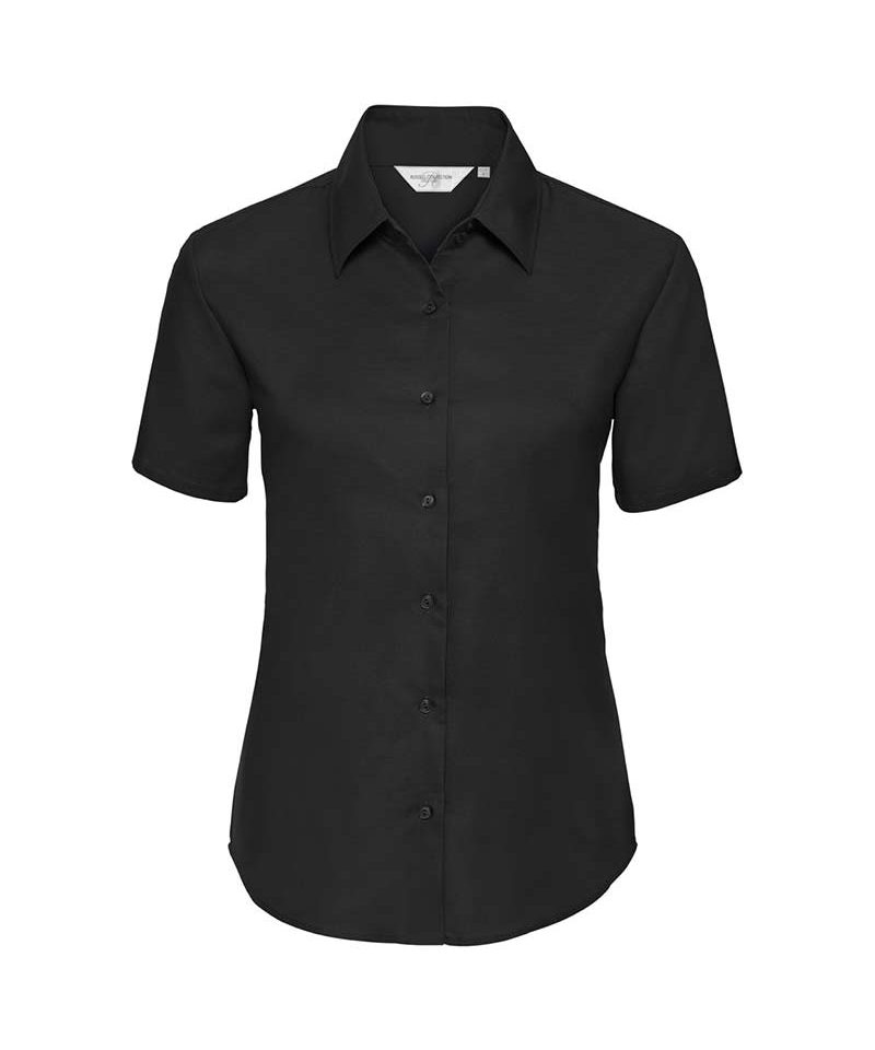 Camicia Donna con pince perfetta vestibilità maniche corte Russell JE933F 10 Camicia-donna-con-pince-perfetta-vestibilità-maniche-corte-Russell-JE933F-nera