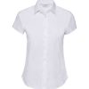 Camicia Donna elegante colletto semiaperto bottone perlato manica corta Russell JE947F 2 Camicia-donna-elegante-colletto-semiaperto-bottone-perlato-manica-corta-Russell-JE947F-bianco