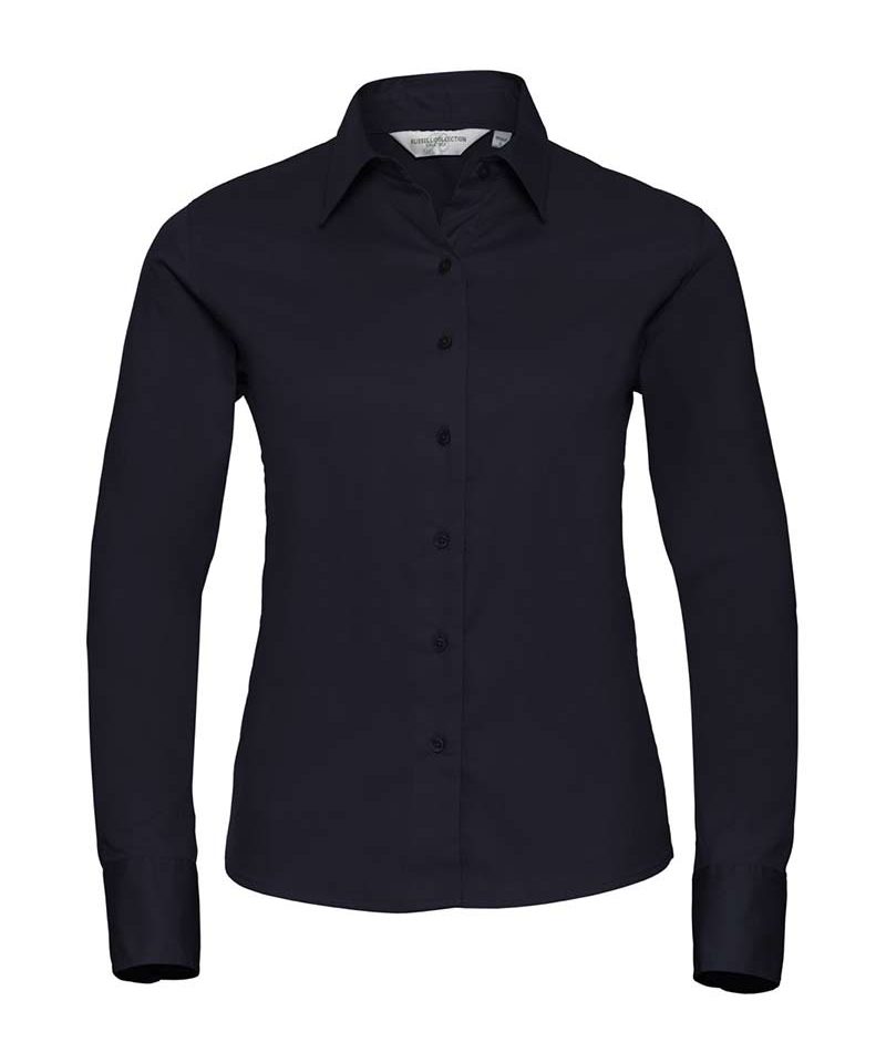 Camicia Donna manica lunga Russell JE916F 9 Camicia-donna-manica-lunga-Russell-JE916F-blu-navy