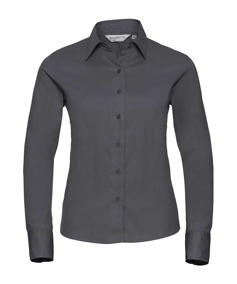 Camicia Donna manica lunga Russell JE916F 8 Camicia-donna-manica-lunga-Russell-JE916F-grigio