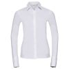 Camicia elasticizzata donna pattina stretta polsini squadrati manica lunga Russell JE960F 1 Camicia-elasticizzata-donn-pattina-stretta-polsini-squadrati-manica-lunga-Russell-JE960F-bianca