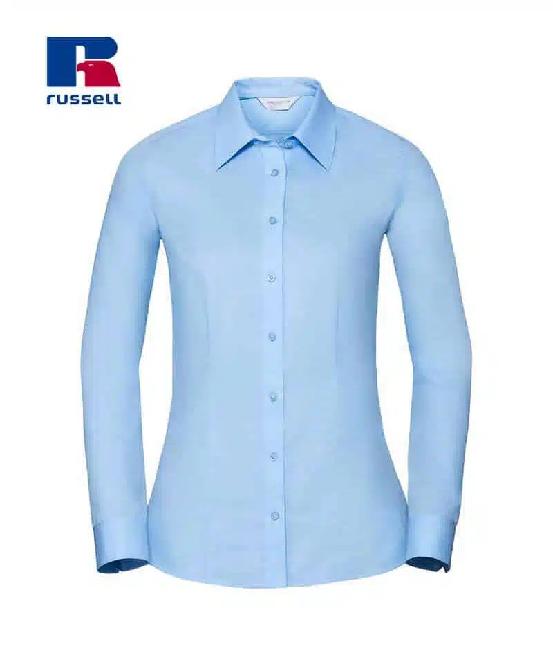 Camicia-maniche-lunghe-donna-colletto-moderno-raffinato-Russell-JE972F