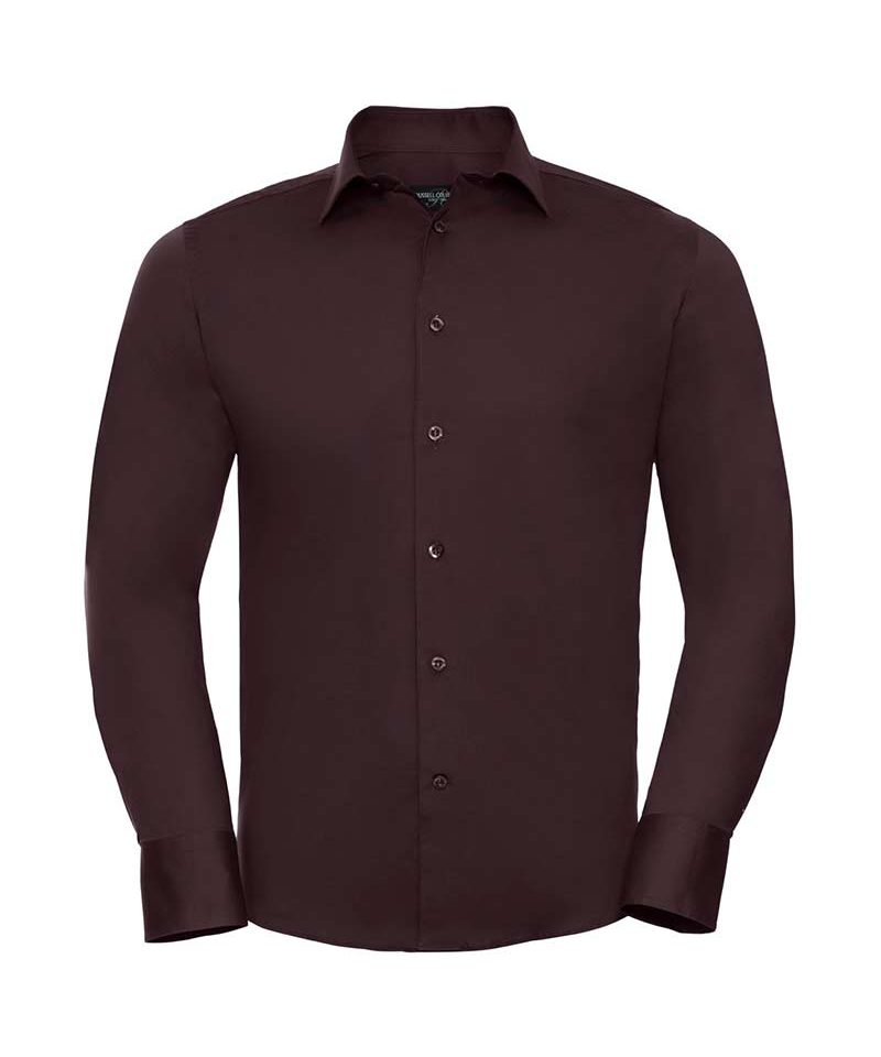 Camicia Uomo Elegante colletto semiaperto mania lunga Russell JE946M 9 Camicia-uomo-elegante-colletto-semiaperto-mania-lunga-Russell--JE946M-bordeaux