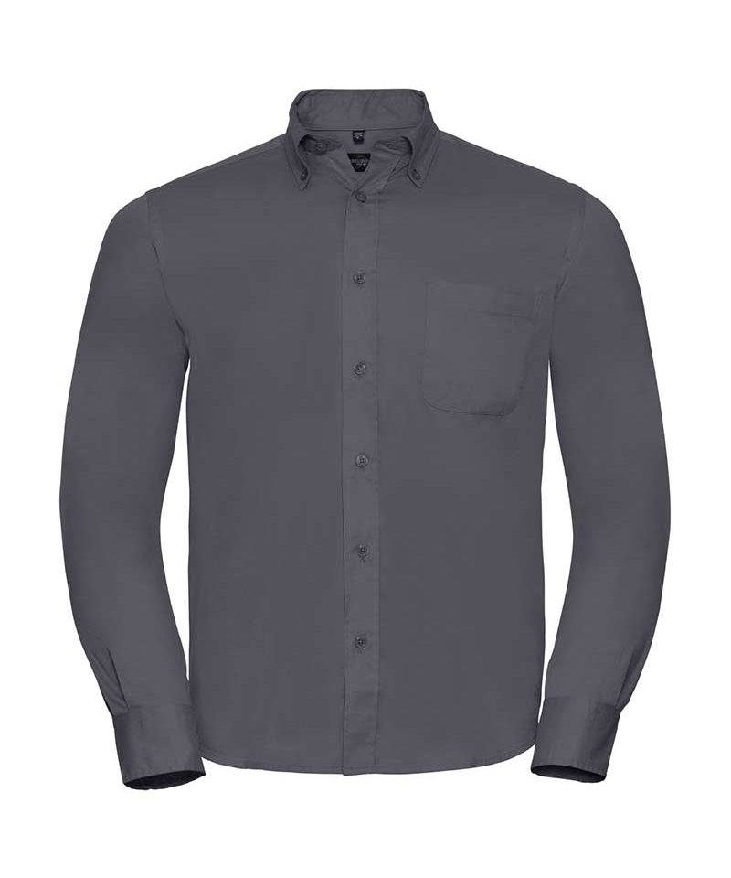 Camicia Uomo manica lunga Russell JE916M 9 Camicia-uomo-manica-lunga-Russell-JE916M-grigio