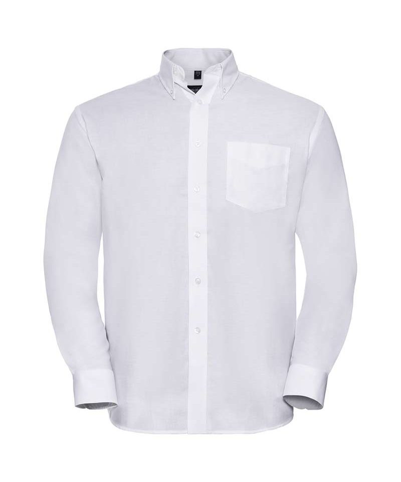 Camicia uomo maniche lunghe tasca lato cuore Russell JE932M 19 Camicia-uomo-maniche-lunghe-tasca-lato-cuore-Russell-JE932M-bianco