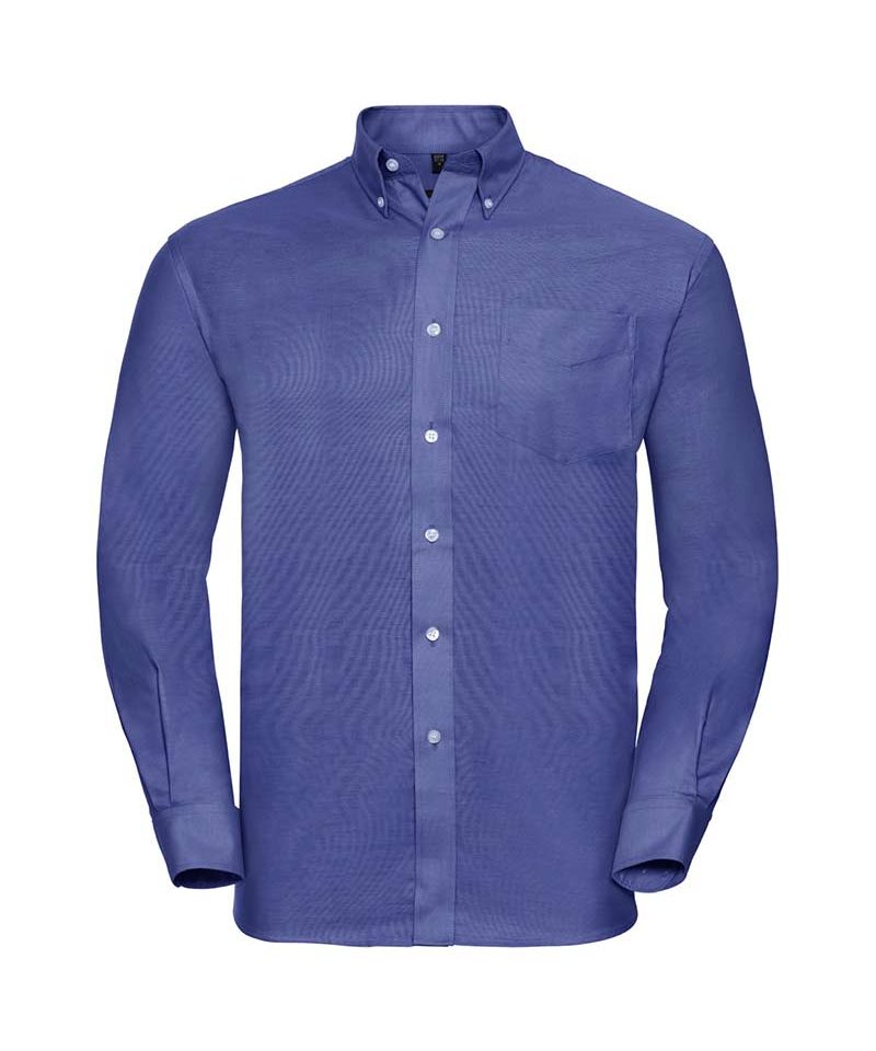 Camicia uomo maniche lunghe tasca lato cuore Russell JE932M 18 Camicia-uomo-maniche-lunghe-tasca-lato-cuore-Russell-JE932M-blu-azteco