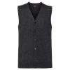 Cardigan Uomo smanicato con scollo a V con bottoni Russell JE719M 2 Cardigan-uomo-smanicato-con-scollo-a-v-bottoni-russell-JE719M-grigio
