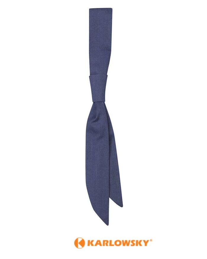 Cravatta-di-jeans-con-gancio-per-fissarla-Karlowsky-KAK11-blu