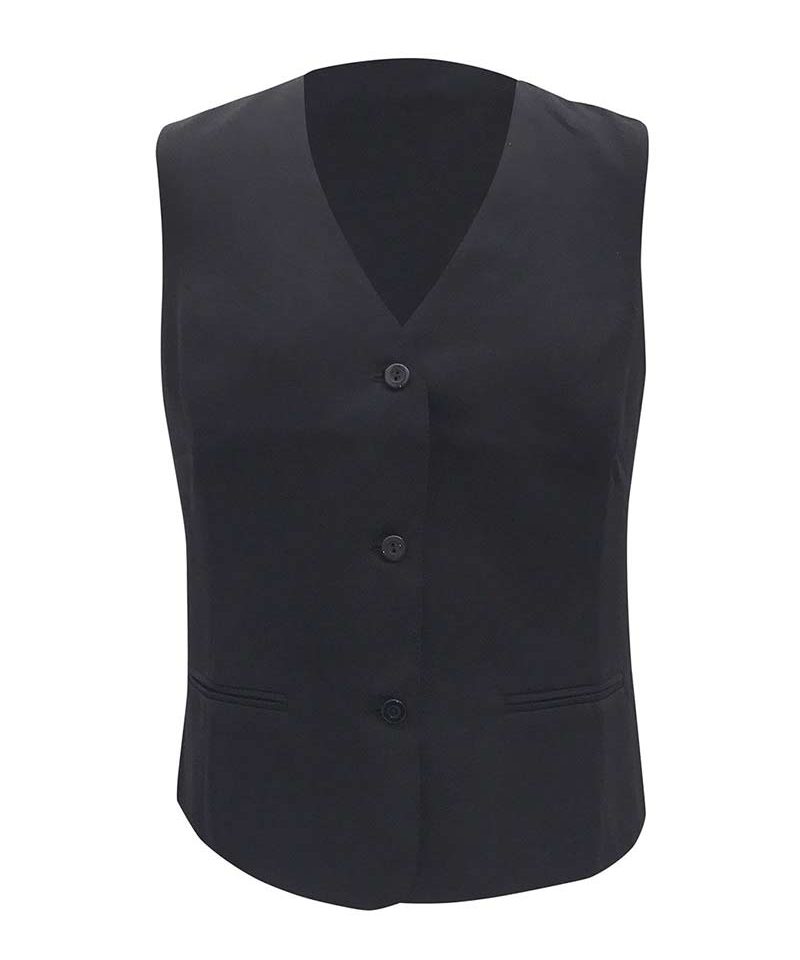 Gilet-donna-taglio-comodo-due-tasche-laterali-tasca-interna-Karlowsky-KBWF1-nero