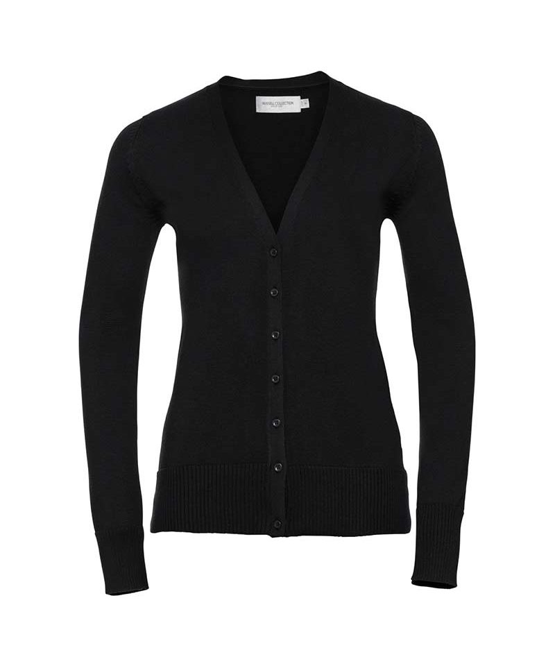 Maglia donna con scollo a V sette bottoni Russell JE715F 4 Maglia-donna-con-scollo-a-V-sette-bottoni-Russell-JE715F-nero