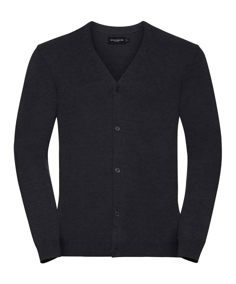 Maglia Uomo con scollo a V sette bottoni Russell JE715M 5 Maglia-uomo-con-scollo-a-V-sette-bottoni-Russell-JE715M-grigio-scuro