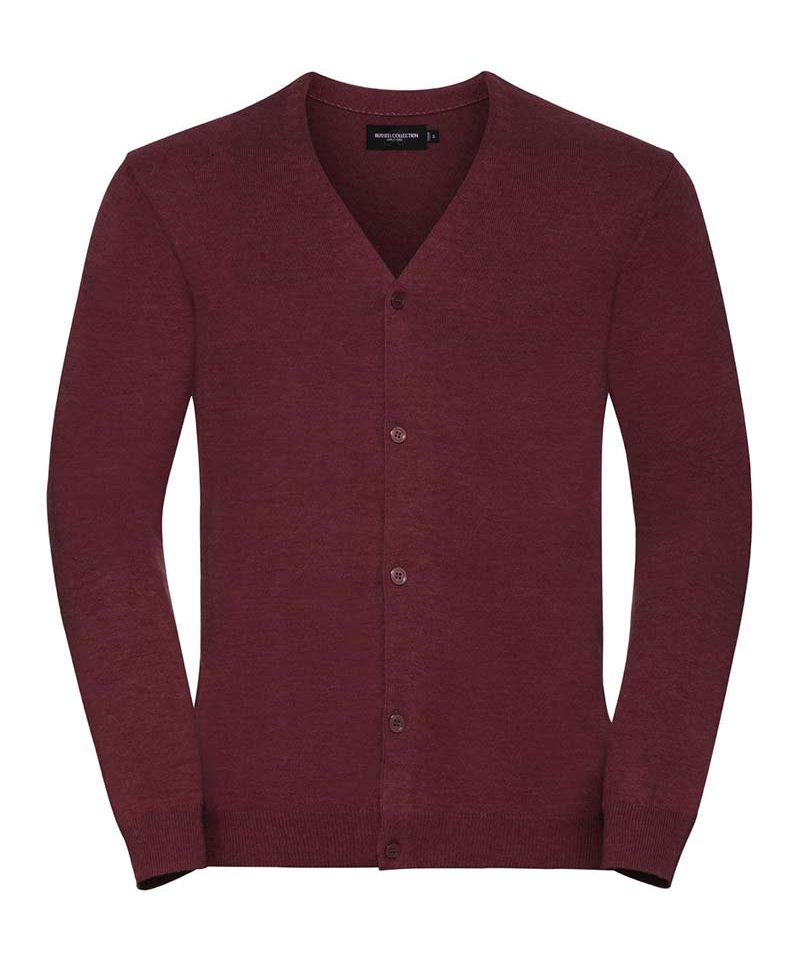 Maglia Uomo con scollo a V sette bottoni Russell JE715M 3 Maglia-uomo-con-scollo-a-V-sette-bottoni-Russell-JE715M-rosso-mattone