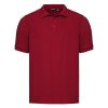 Polo Uomo con struttura nido d'ape polsini a coste Russell JE567M 2 Polo-uomo-con-struttura-nido-d-ape-polsini-a-coste-Russell-JE567M-rosso
