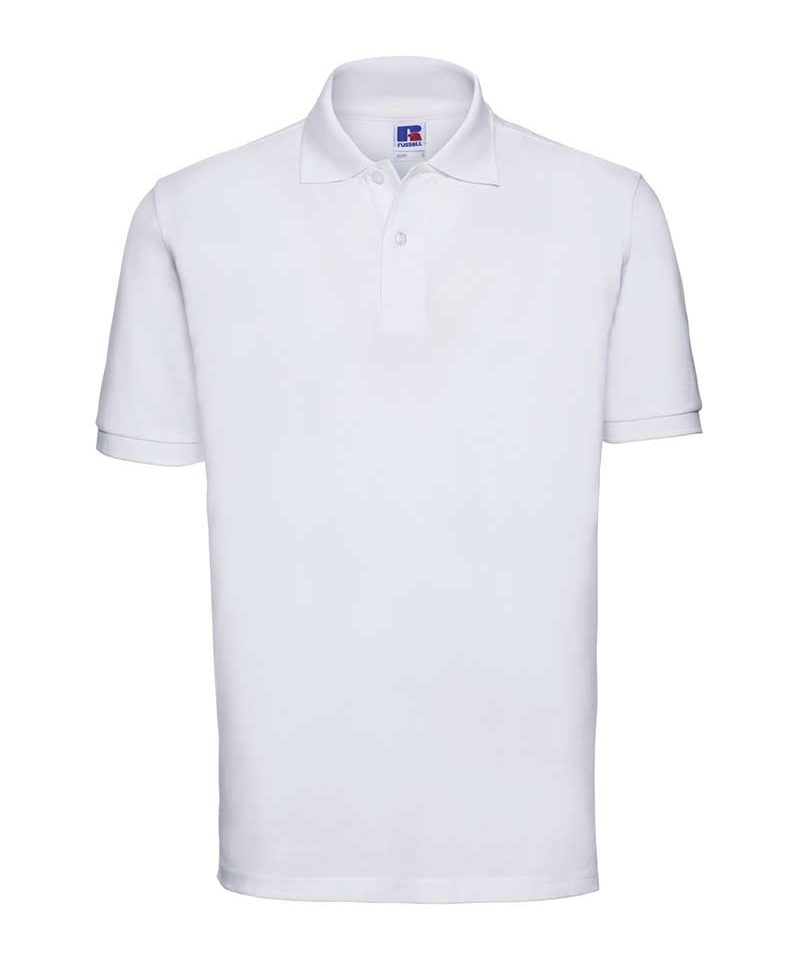 Polo Uomo cotone piquet con 2 bottoni tono su tono Russell JE569M 15 Polo-uomo-cotone-piquet--con-2-bottoni-tono-su-tono-Russell-JE569M-bianco