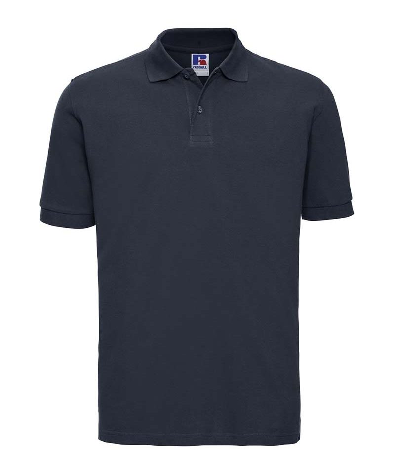 Polo Uomo cotone piquet con 2 bottoni tono su tono Russell JE569M 24 Polo-uomo-cotone-piquet--con-2-bottoni-tono-su-tono-Russell-JE569M-blu-navy