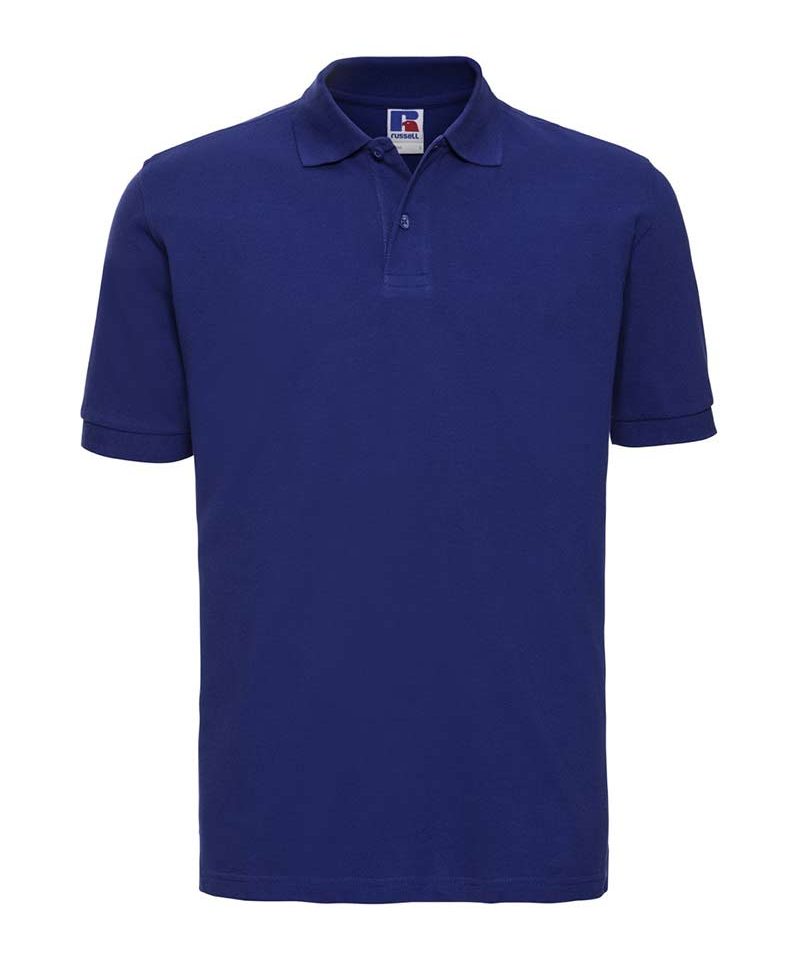 Polo Uomo cotone piquet con 2 bottoni tono su tono Russell JE569M 23 Polo-uomo-cotone-piquet--con-2-bottoni-tono-su-tono-Russell-JE569M-blu-royal