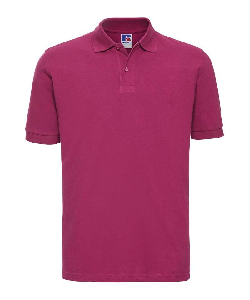 Polo Uomo cotone piquet con 2 bottoni tono su tono Russell JE569M 22 Polo-uomo-cotone-piquet--con-2-bottoni-tono-su-tono-Russell-JE569M-fuchsia
