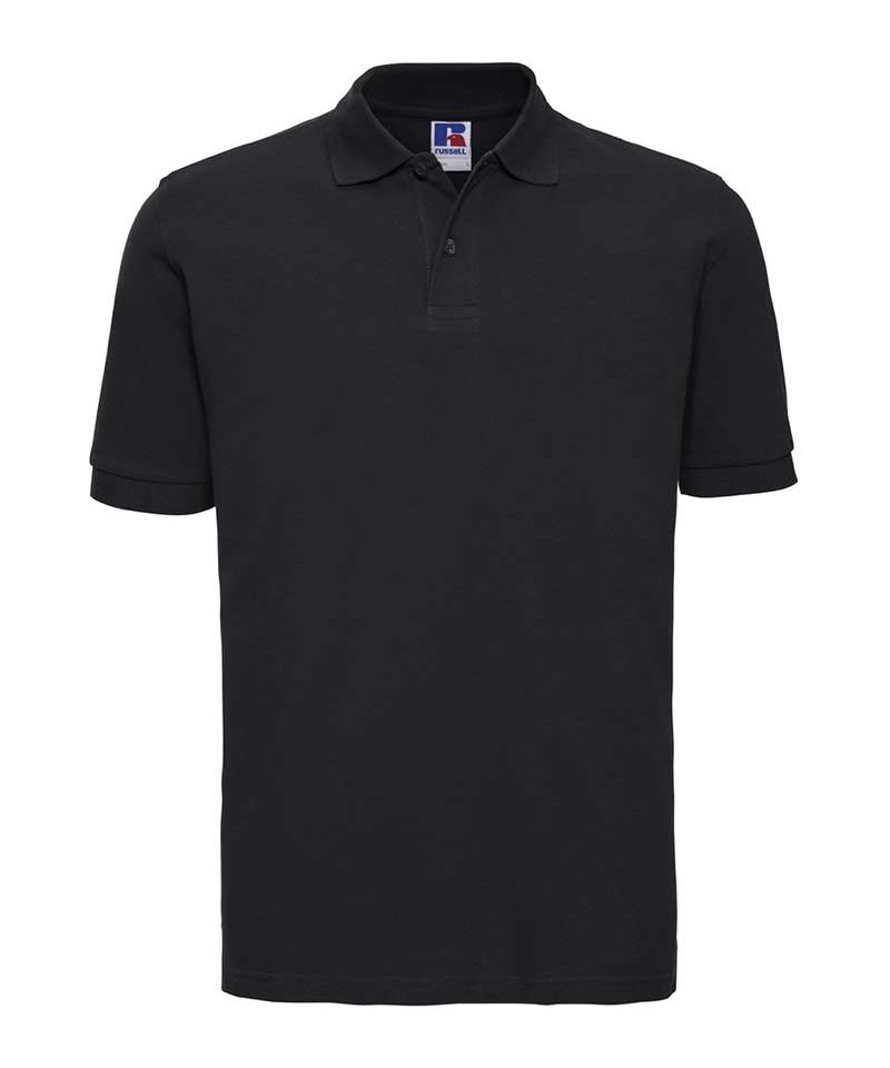 Polo Uomo cotone piquet con 2 bottoni tono su tono Russell JE569M 25 Polo-uomo-cotone-piquet--con-2-bottoni-tono-su-tono-Russell-JE569M-nero