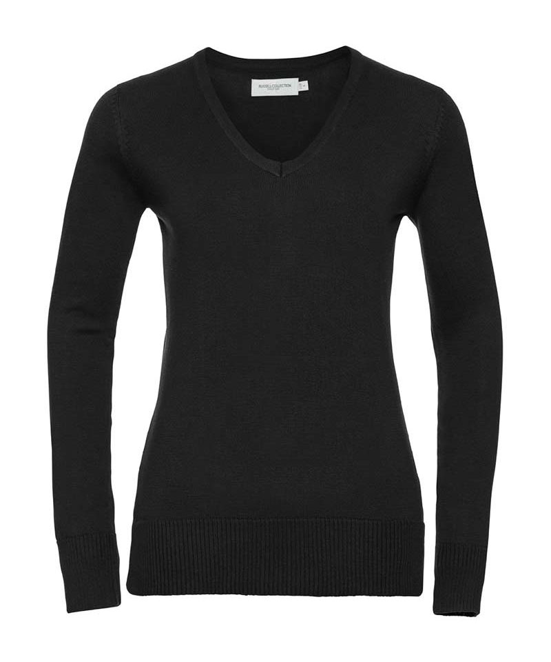Pullover Donna con scollo a V Russell JE710F 5 Pullover-donna-con-scollo-a-Russell-VJE710F-nero