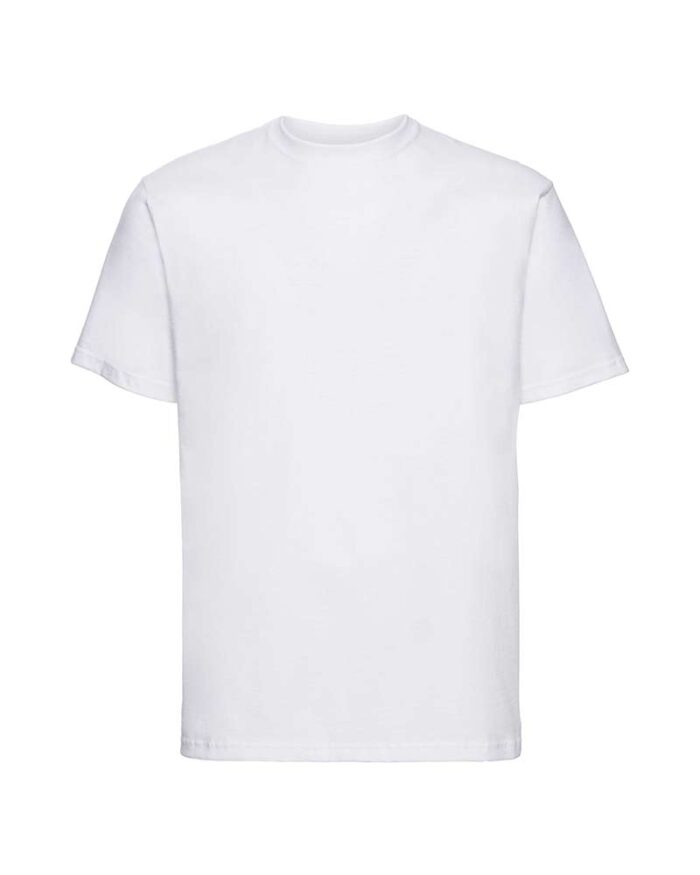 T-shirt-uomo-manica-corta-girocollo-Russell-JEZT180-bianca