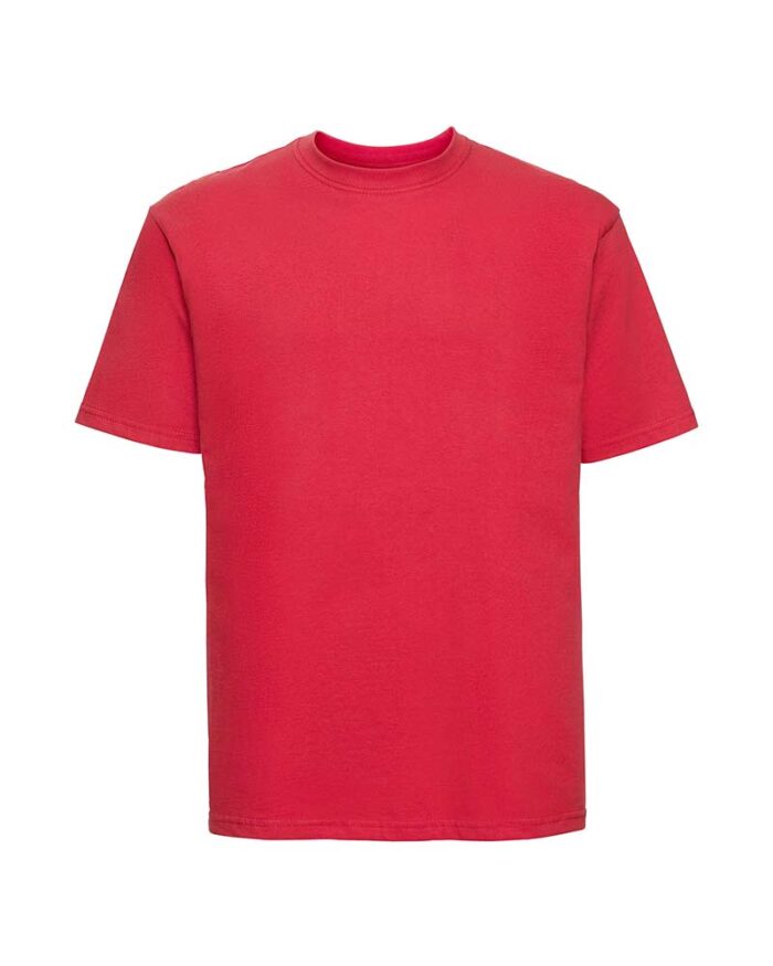 T-shirt-uomo-manica-corta-girocollo-Russell-JEZT180-rossa