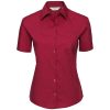 Camicia Donna cotone facile da trattare colletto classico maniche corte Russell JE937F 1 camicia-Donna-cotone-facile-da-trattare-Colletto-classico-maniche-corte-Russell-JE937F-rossa