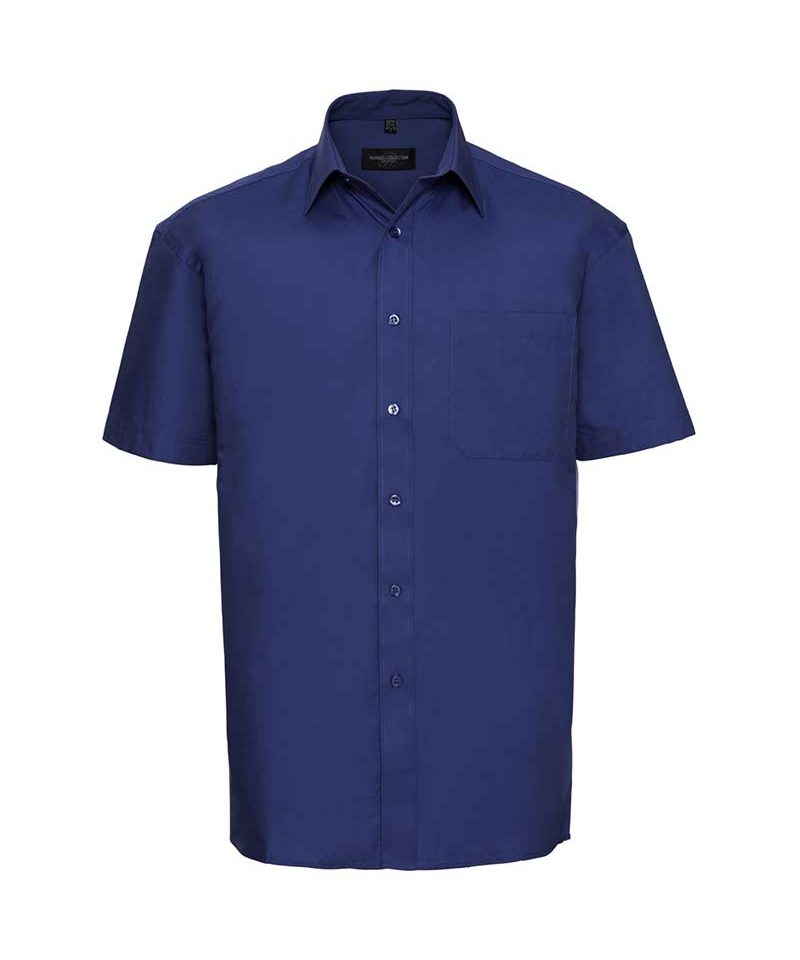 Camicia Uomo cotone colletto classico maniche corte Russell JE937M 11 camicia-Uomo-cotone-Colletto-classico-maniche-corte-Russell-JE937M-blu