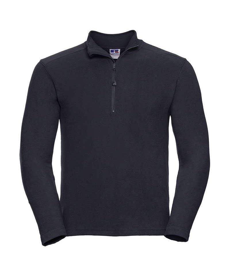 pile-Uomo-collo-alto-mezza-zip-con-protezione-per-il-mento-con-cerniera-Russell-.JE881M-blu-navy