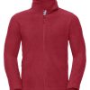 Pile Uomo tasche laterali con cerniera zip intera cordino vita elasticizzato Russell JE8700M 1 pile-Uomo-tasche-laterali-con-cerniera-zip-intera-cordino-vita-elasticizzato-Russell-JE8700M-rosso