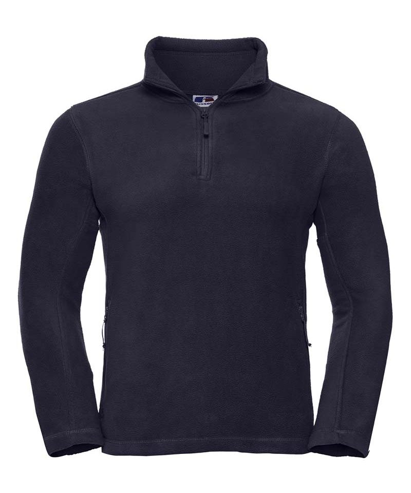 pile-uomo-mezza-zip-maniche-lunghe-Russell-JE8740M-blu-navy