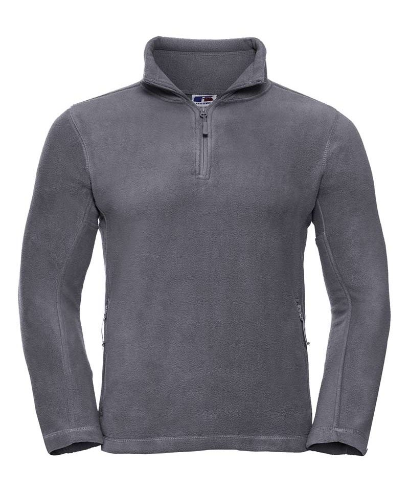 pile-uomo-mezza-zip-maniche-lunghe-Russell-JE8740M-grigio