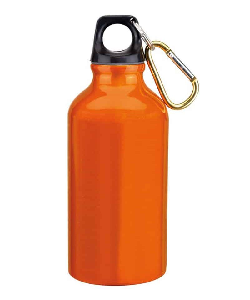 Borraccia in alluminio con moschettone 400ml 0603038 13 Borraccia-in-alluminio-con-moschettone-0603038-arancio