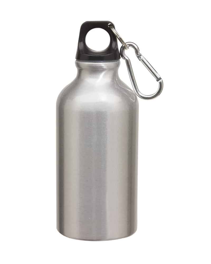 Borraccia in alluminio con moschettone 400ml 0603038 4 Borraccia-in-alluminio-con-moschettone-0603038-argento
