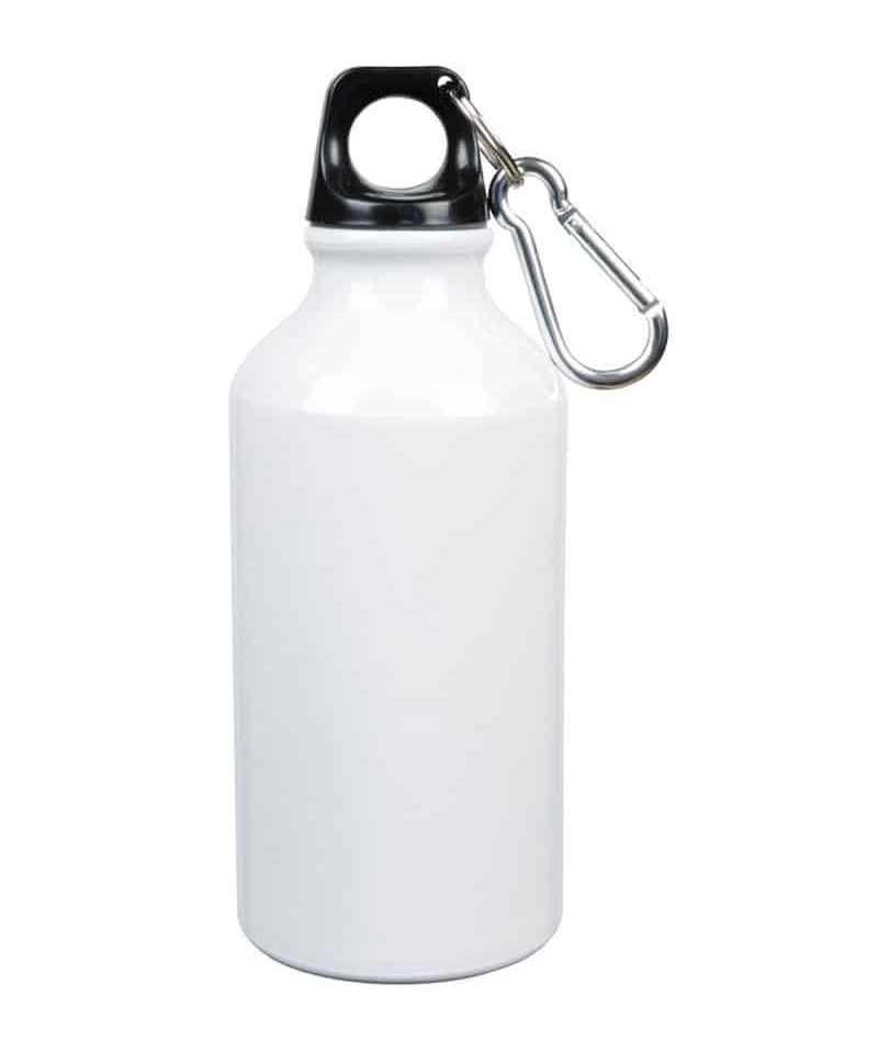 Borraccia in alluminio con moschettone 400ml 0603038 12 Borraccia-in-alluminio-con-moschettone-0603038-bianco