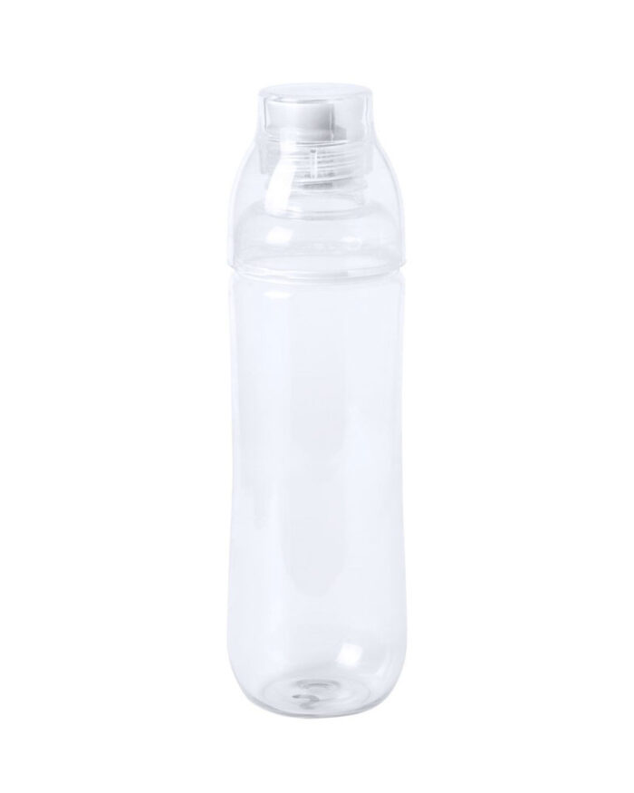 Borraccia-in-plastica-trasparente-con-coperchio-colorato-750-ml-AP781660-bianco