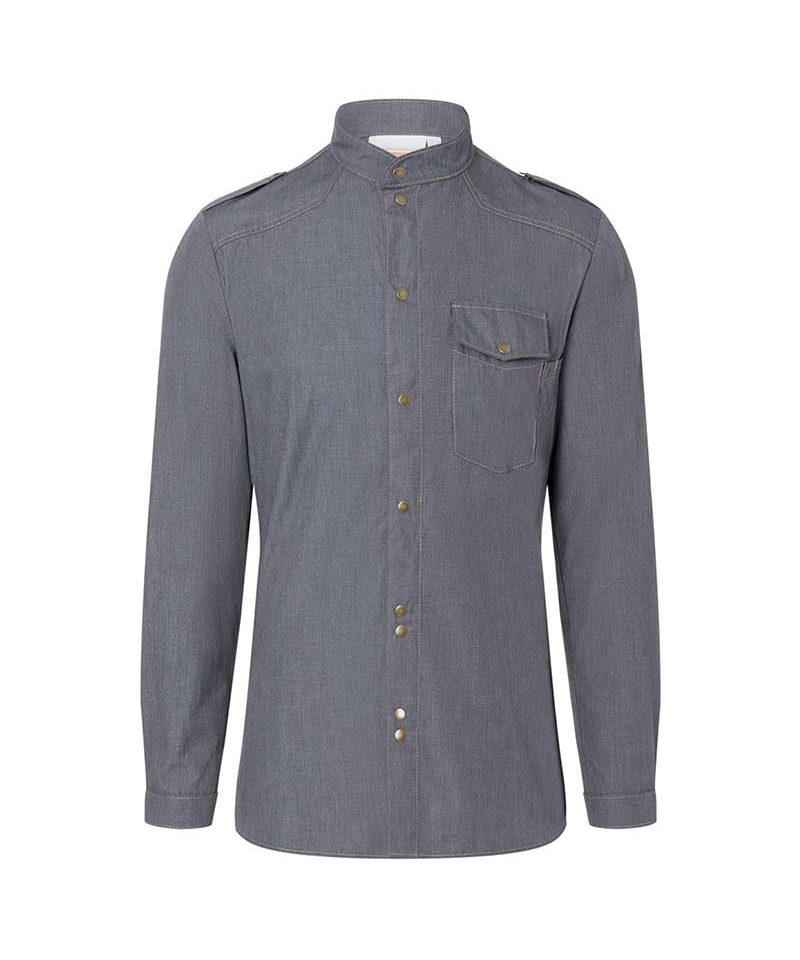 Camicia manica lunga Cuoco Chef Karlowsky KJM28 6 Camicia-manica-lunga-cuoco-chef-Karlowsky-KJM28-nera