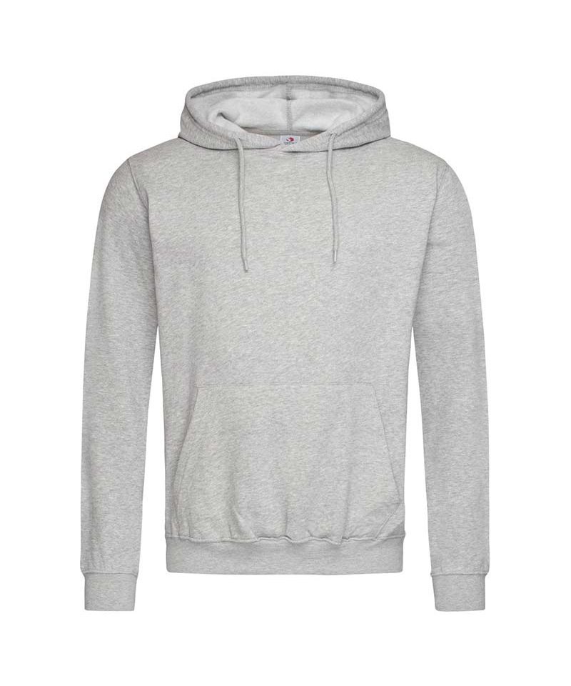 Felpa-Uomo-con-maniche-cappuccio-Stedman-ST4100-grigia