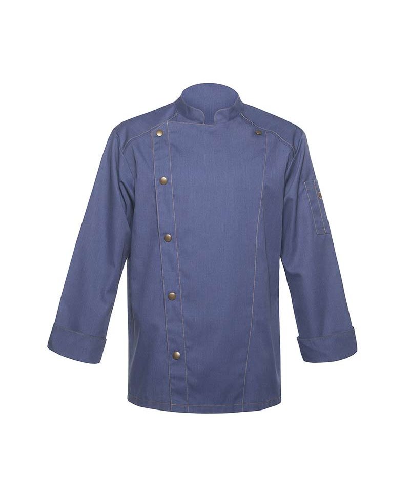 Giacca Chef jeans personalizzabile Karlowsky KJM24 6 Giacca-Chef--jeans-personalizzabile-karlowsky-KJM24-blu