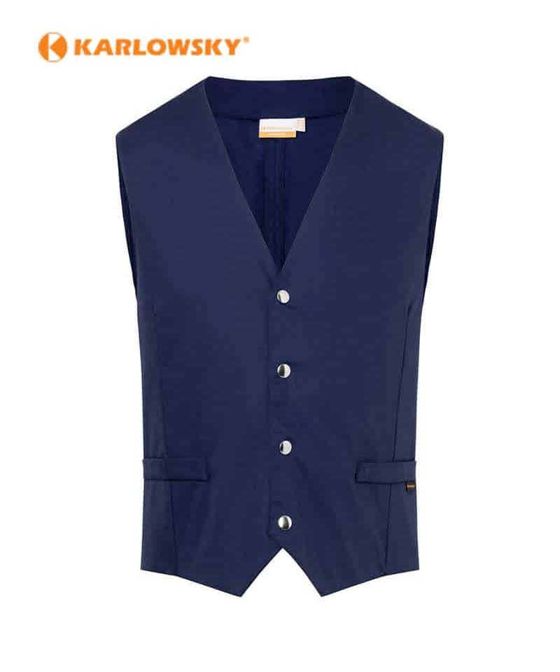 Gilet-Uomo-ristorazione-personalizzabile-aderente-Karlowsky-KWM2