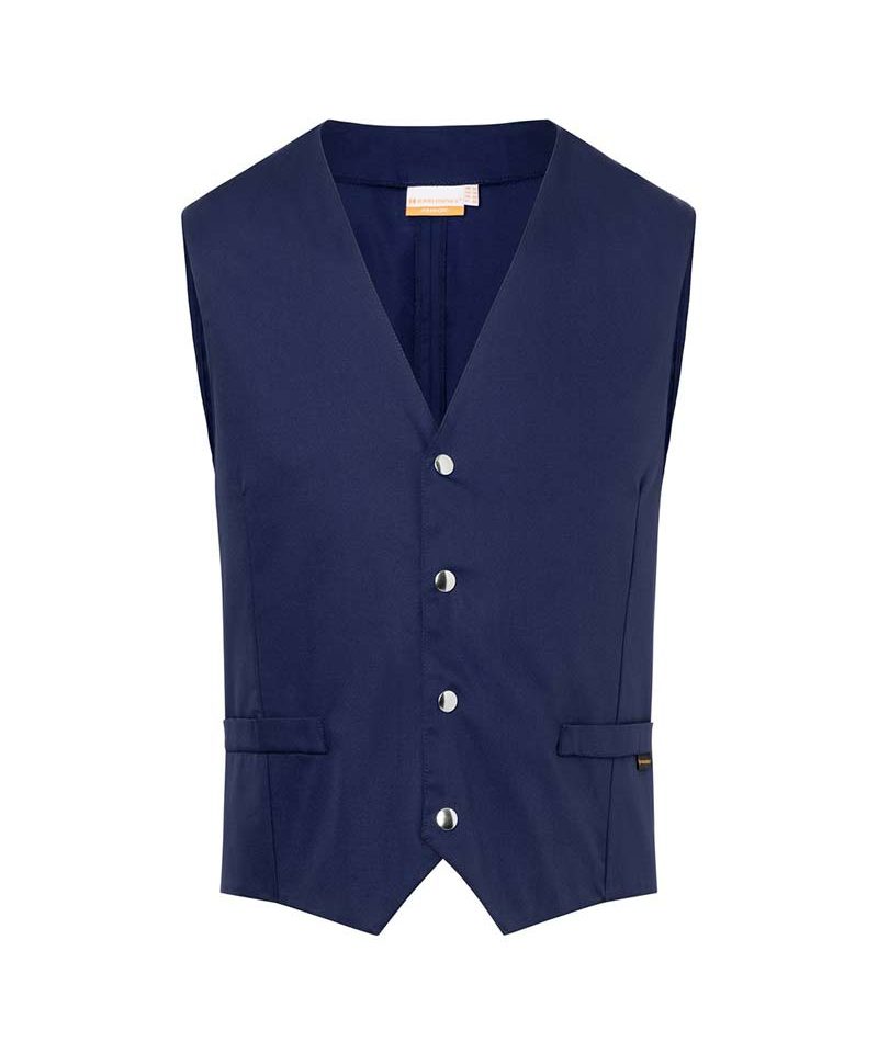 Gilet Uomo ristorazione personalizzabile aderente Karlowsky KWM2 9 Gilet-Uomo-ristorazione-personalizzabile-aderente-Karlowsky-KWM2-blu-navy