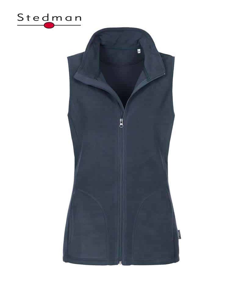 Pile-Donna-anti-pilling-smanicato-con-zip-intera-Stedman-ST5110
