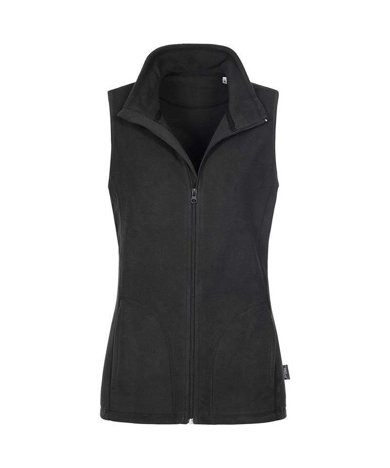 Pile Donna anti-pilling smanicato con zip intera Stedman ST5110 10 Pile-Donna-anti-pilling-smanicato-con-zip-intera-Stedman-ST5110-nero