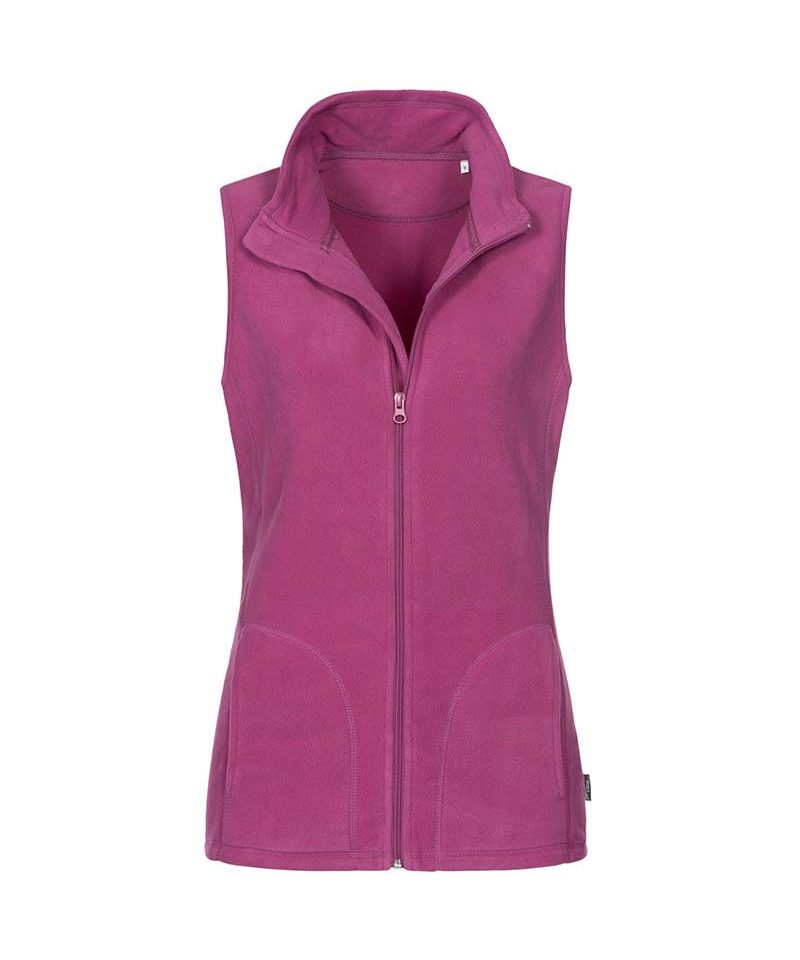 Pile Donna anti-pilling smanicato con zip intera Stedman ST5110 9 Pile-Donna-anti-pilling-smanicato-con-zip-intera-Stedman-ST5110-rosa