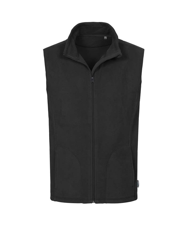 Pile-Uomo-smanicato-con-zip-Stedman-ST5010-nero