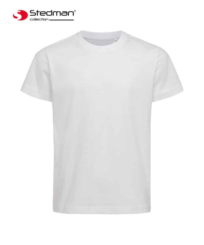 T-shirt Bambino Girocollo Cotone Organico Stedman ST9370 11 T-shirt-Bambino-Girocollo-Cotone-Organico-Stedman-ST9370-bianco