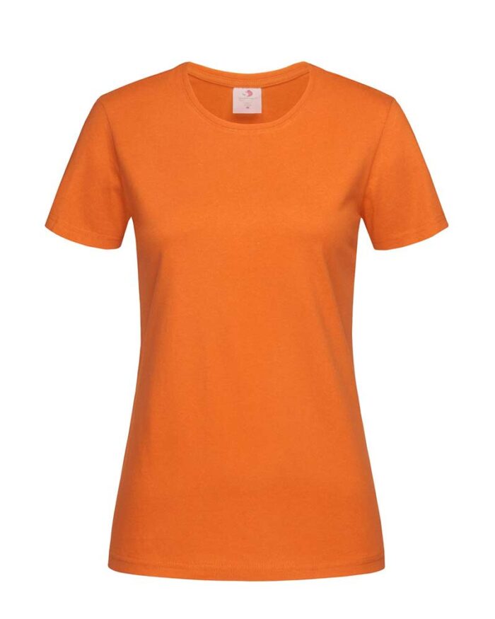 T-shirt-Donna-personalizzate-girocollo-Stedman-ST2600-arancione
