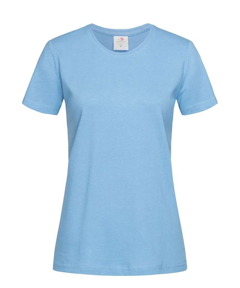 T-shirt donna cotone girocollo Stedman ST2600 42 T-shirt-Donna-personalizzate-girocollo-Stedman-ST2600-blu-cielo