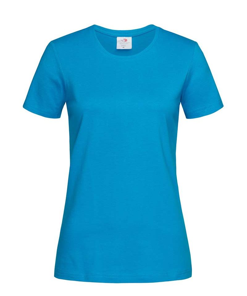 T-shirt donna cotone girocollo Stedman ST2600 40 T-shirt-Donna-personalizzate-girocollo-Stedman-ST2600-blu-oceano