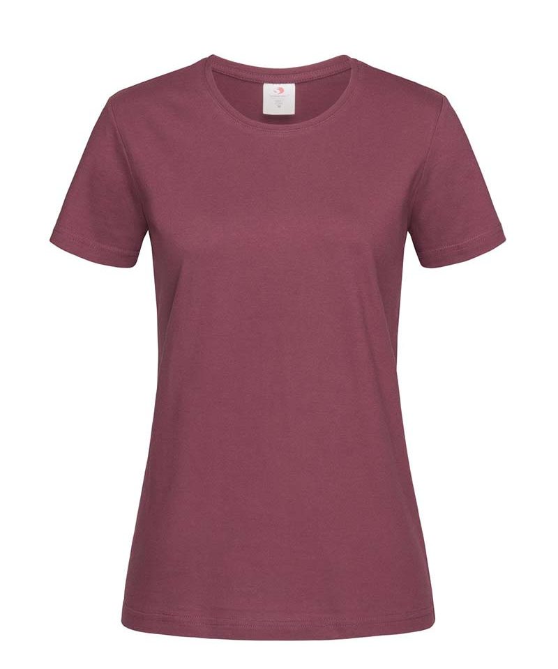 T-shirt donna cotone girocollo Stedman ST2600 38 T-shirt-Donna-personalizzate-girocollo-Stedman-ST2600-bordeaux