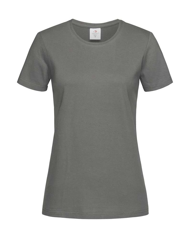 T-shirt donna cotone girocollo Stedman ST2600 34 T-shirt-Donna-personalizzate-girocollo-Stedman-ST2600-grigio-medio